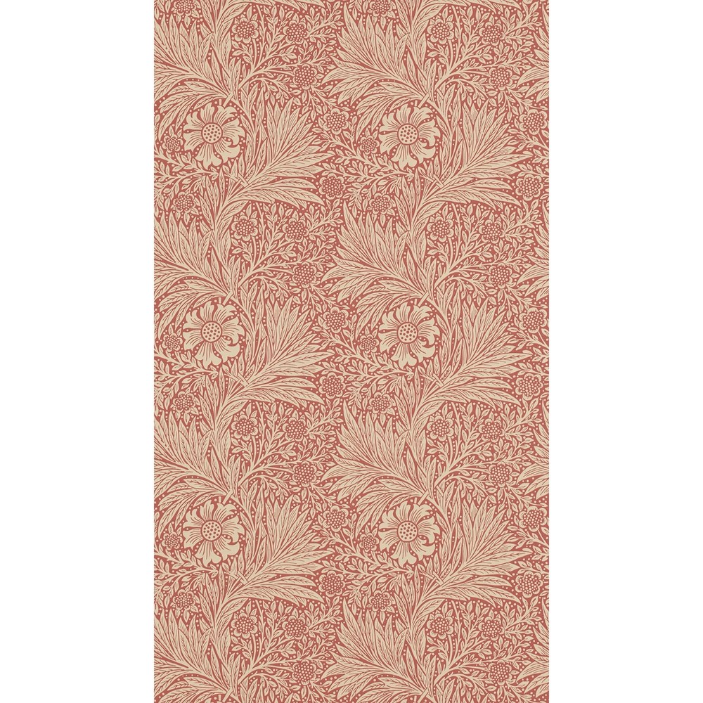 Marigold Wallpaper 210367 by Morris & Co in Brick Manilla